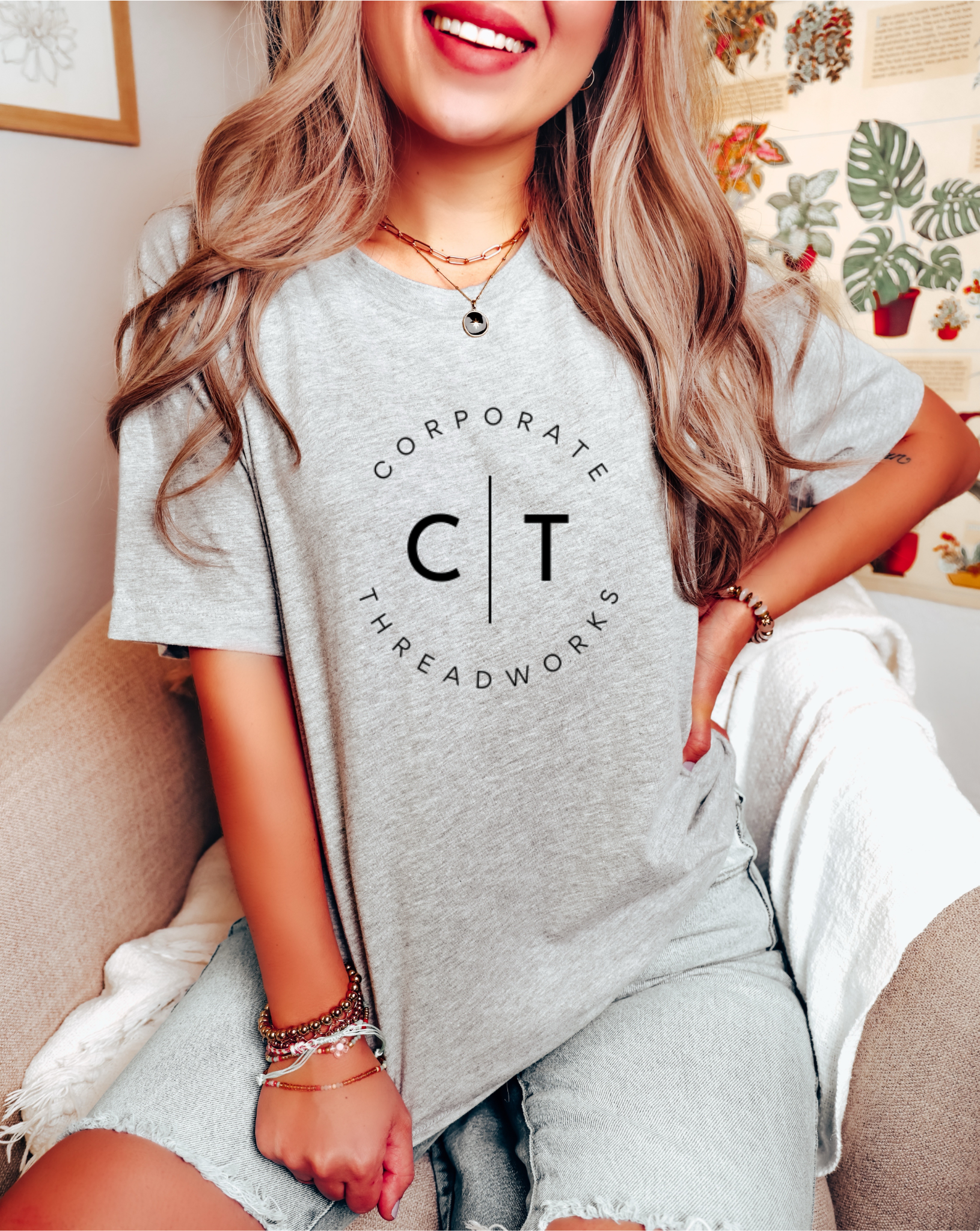 Girlfriend Fit Graphic Tee - Adventure Awaits - Grace and Lace