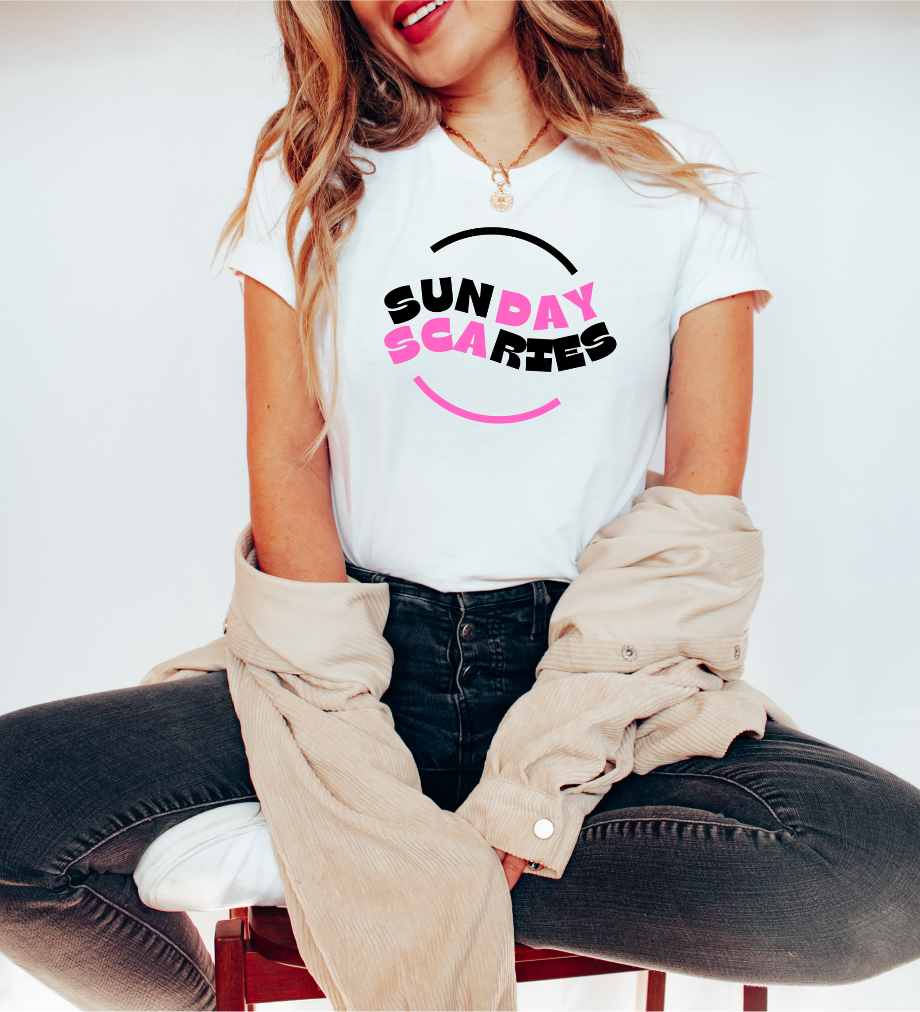 Sunday Scaries Funny Women's Graphic Tee